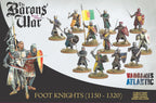 Wargames Atlantic The Barons' War 28mm Foot Knights (1150 - 1320) - WAAAC001