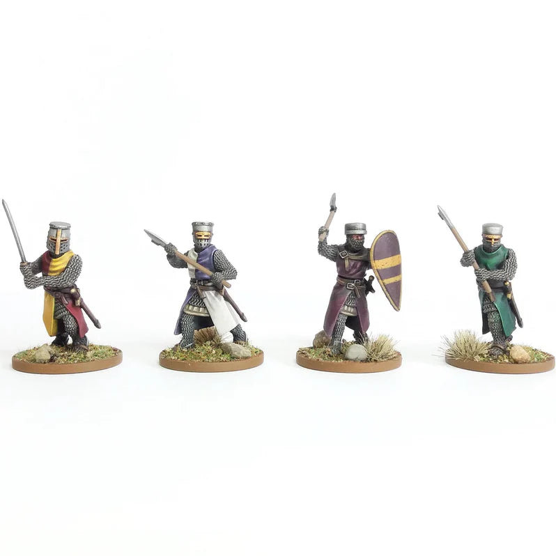 Wargames Atlantic The Barons' War 28mm Foot Knights (1150 - 1320) - WAAAC001