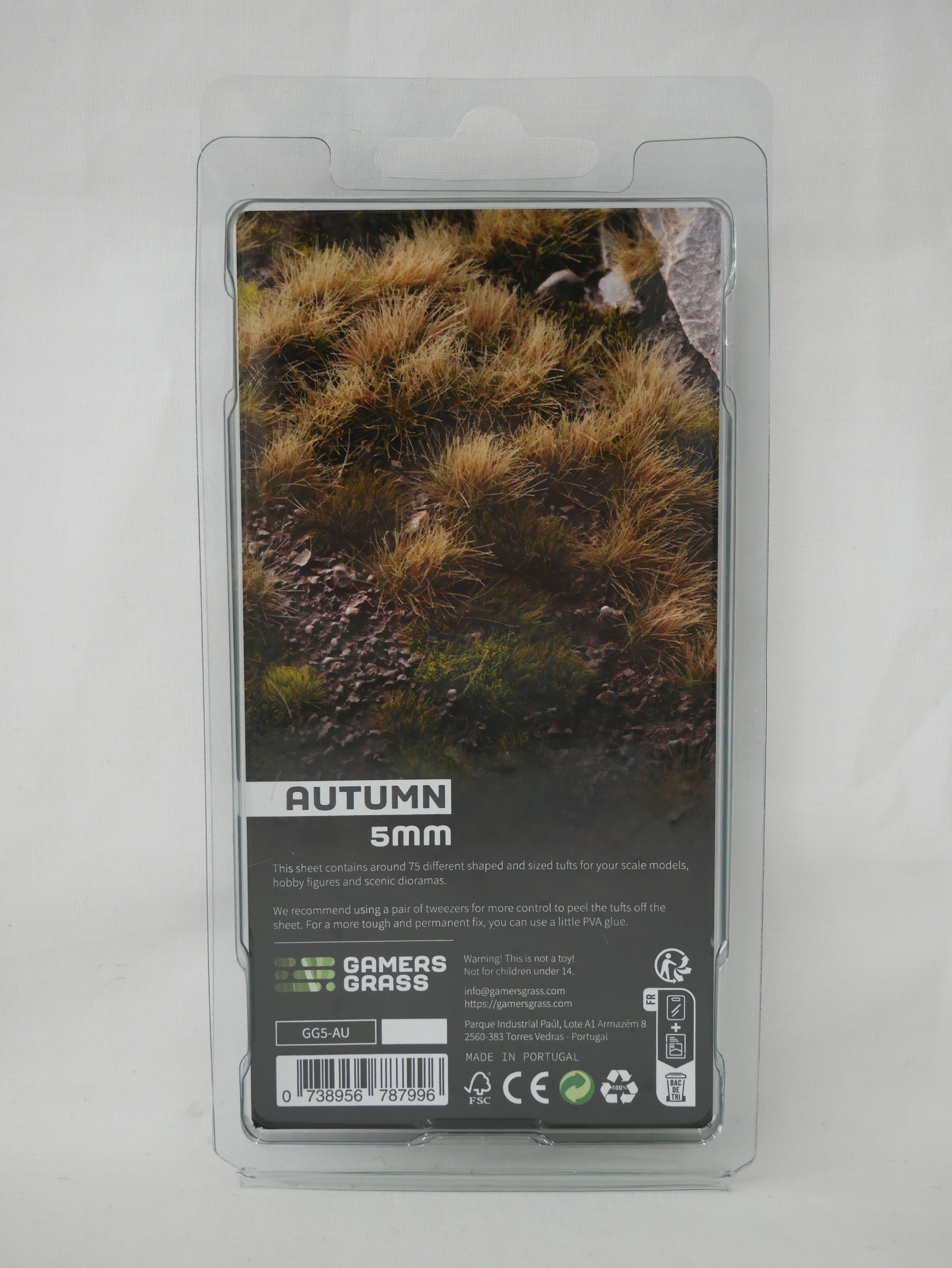 Gamers Grass Wild Autumn 5mm Tufts For Wargaming Mini Bases (75) Per Pack - GG5-AU