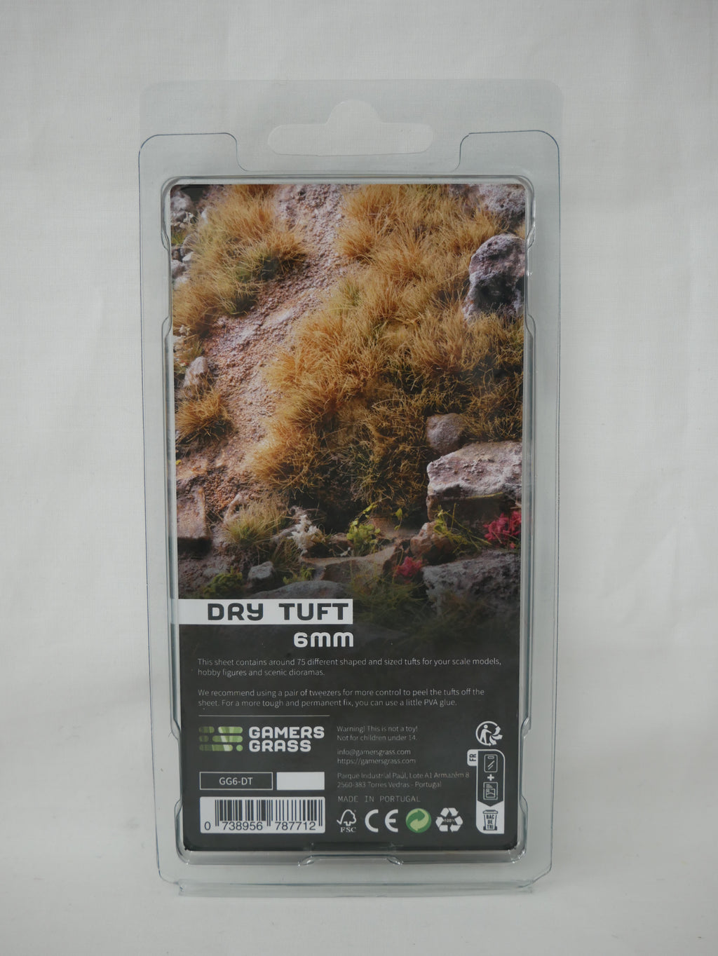 Gamers Grass Wild Dry 6mm Tufts For Wargaming Mini Bases (75) Per Pack - GG6-DT