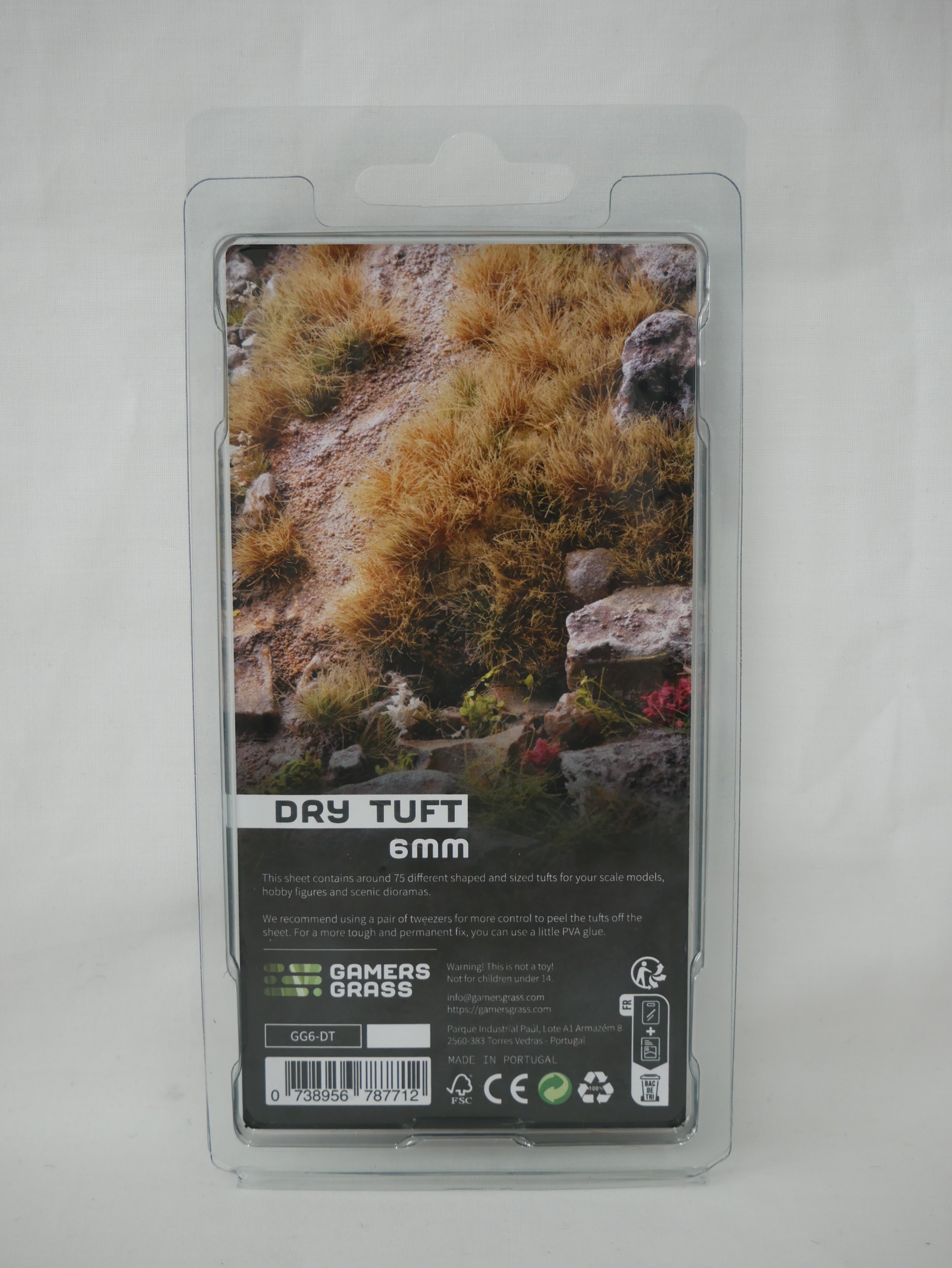 Gamers Grass Wild Dry 6mm Tufts For Wargaming Mini Bases (75) Per Pack - GG6-DT