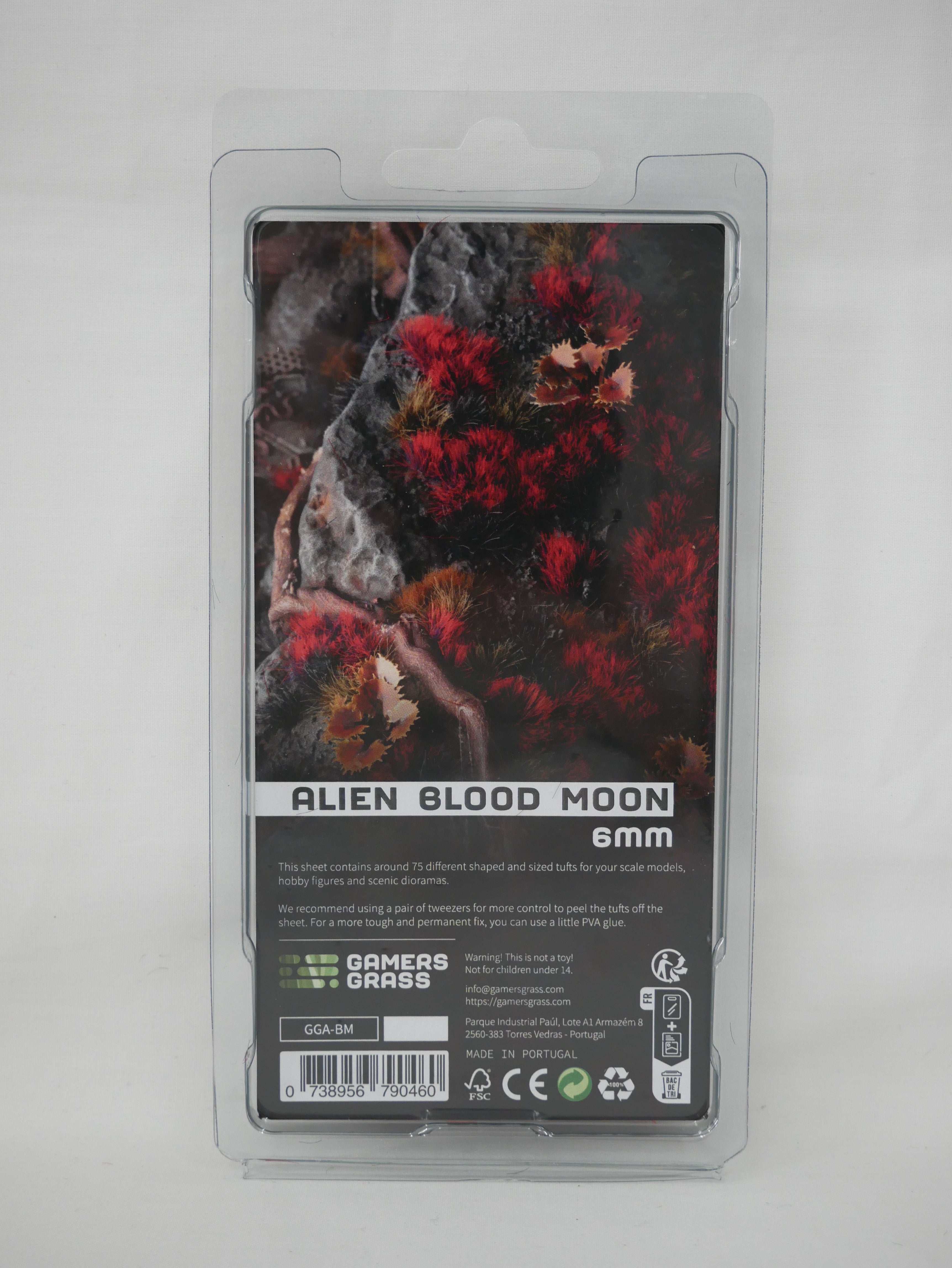 Gamers Grass Alien Blood Moon 6mm Tufts For Wargaming Bases (75) Per Pack - GGA-BM