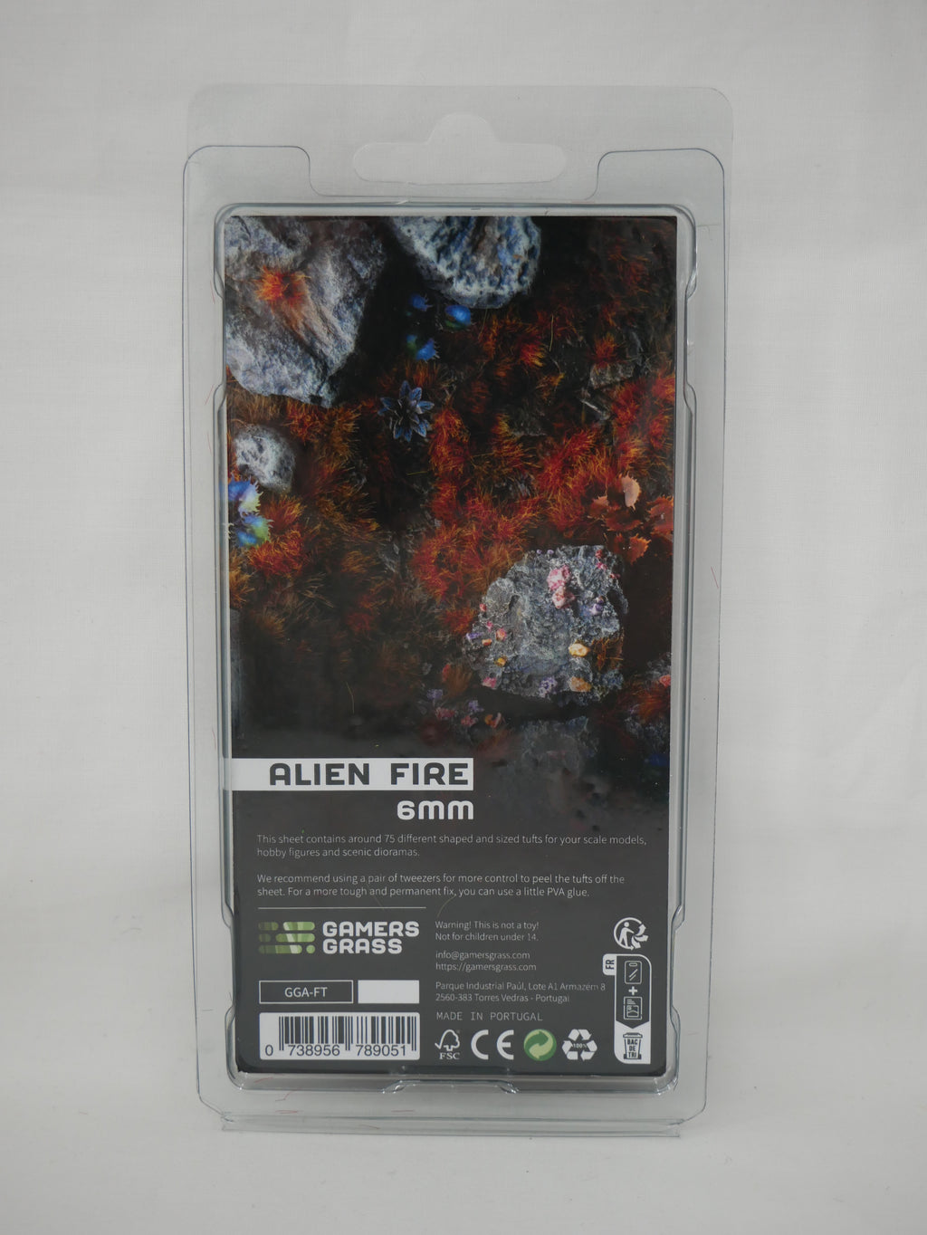Gamers Grass Wild Alien Fire 6mm Tufts For Wargaming Bases (75) Per Pack - GGA-FT