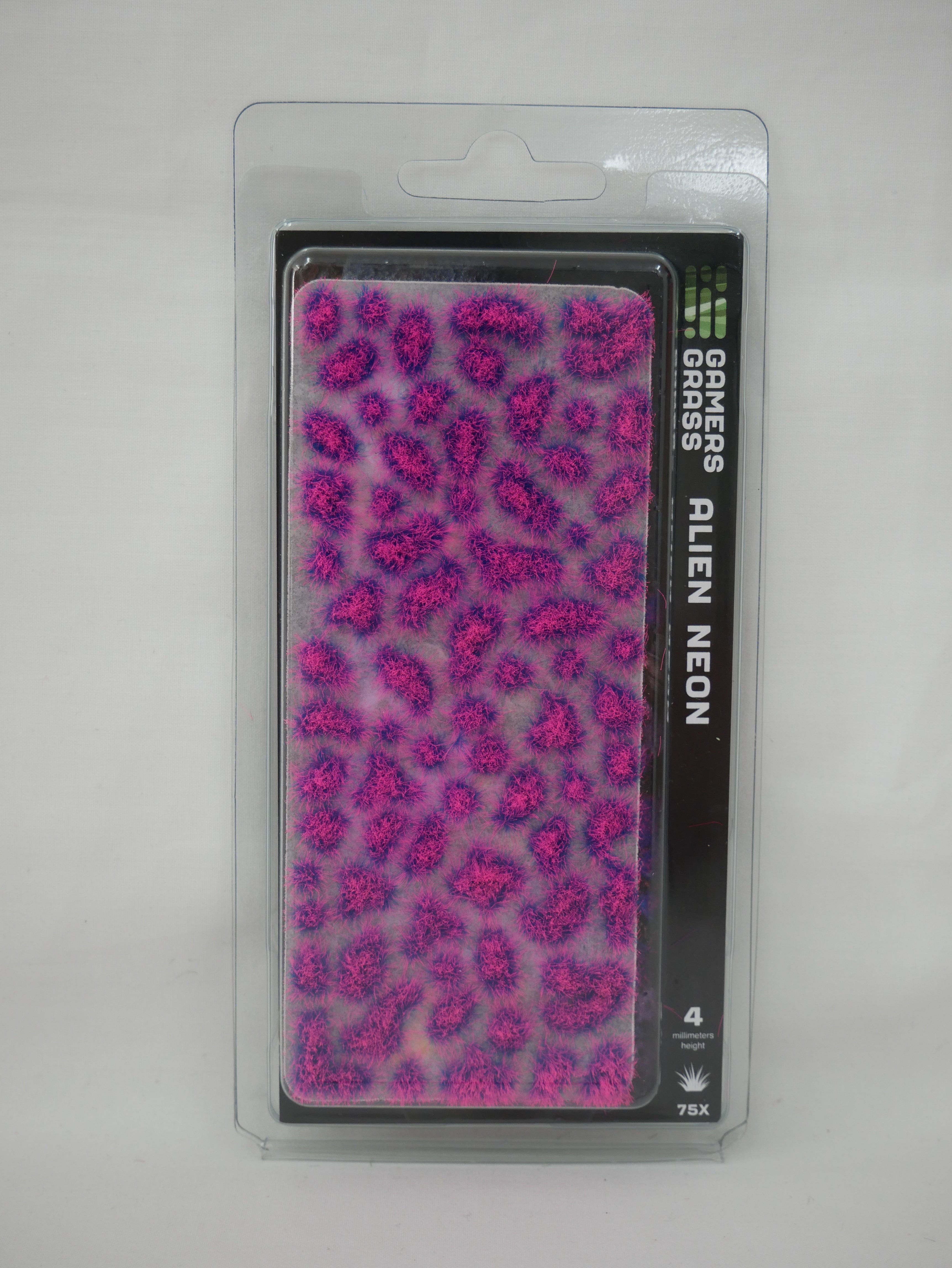 Gamers Grass Alien Neon 4mm Tufts For Wargaming Mini Bases (75) Per Pack - GGA-NE