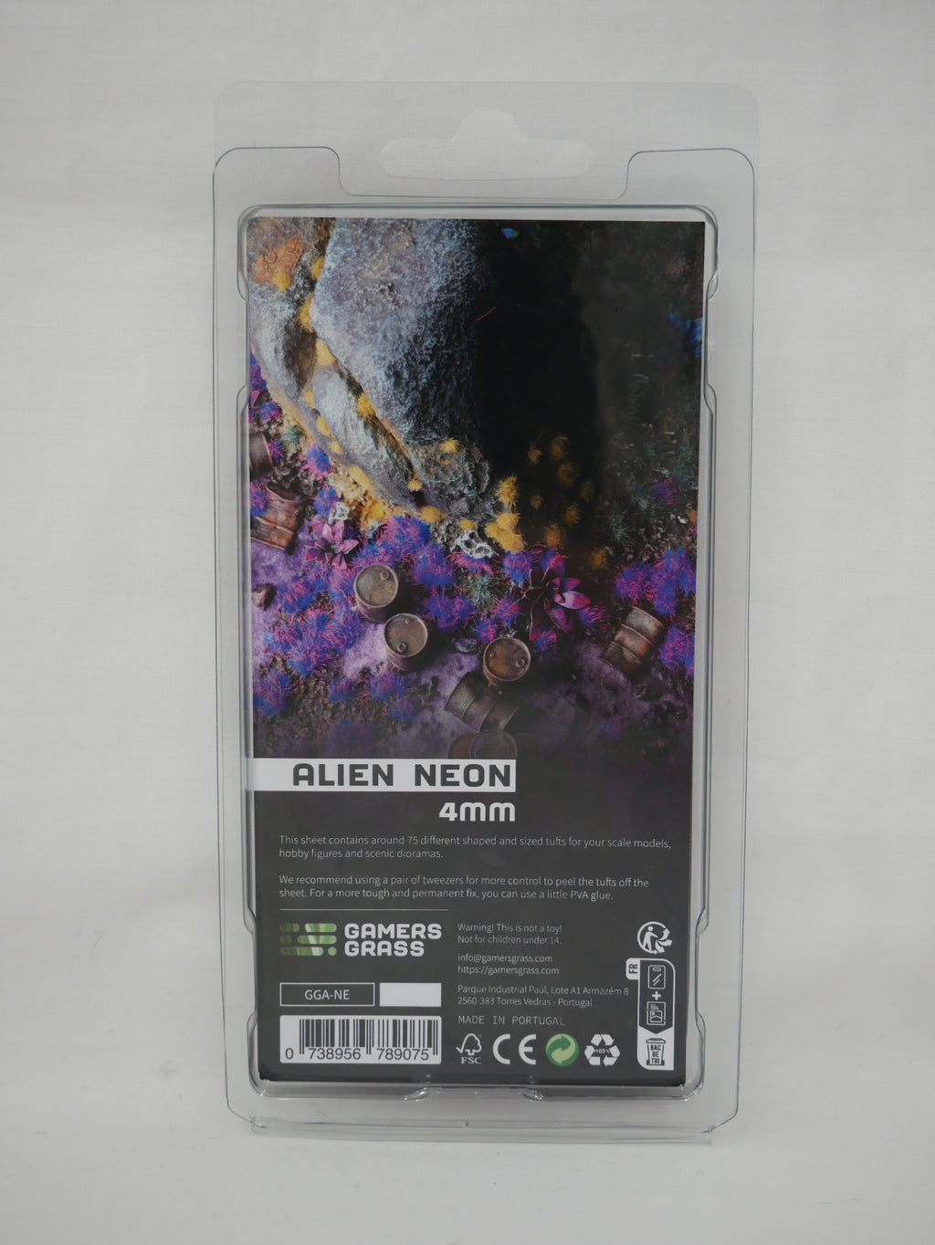 Gamers Grass Alien Neon 4mm Tufts For Wargaming Mini Bases (75) Per Pack - GGA-NE
