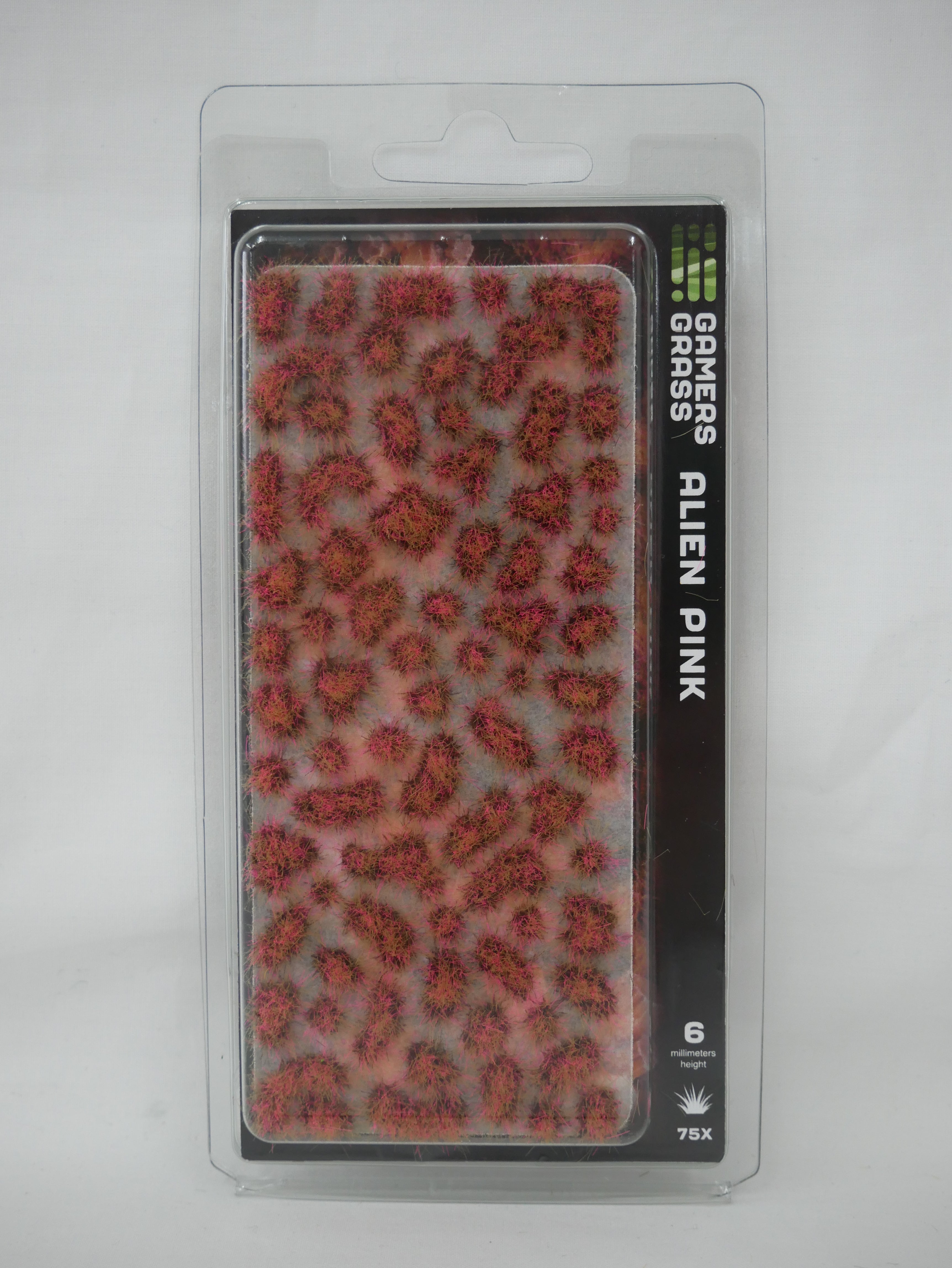 Gamers Grass Wild Alien Pink 6mm Tufts For Wargaming Bases (75) Per Pack - GGA-PK