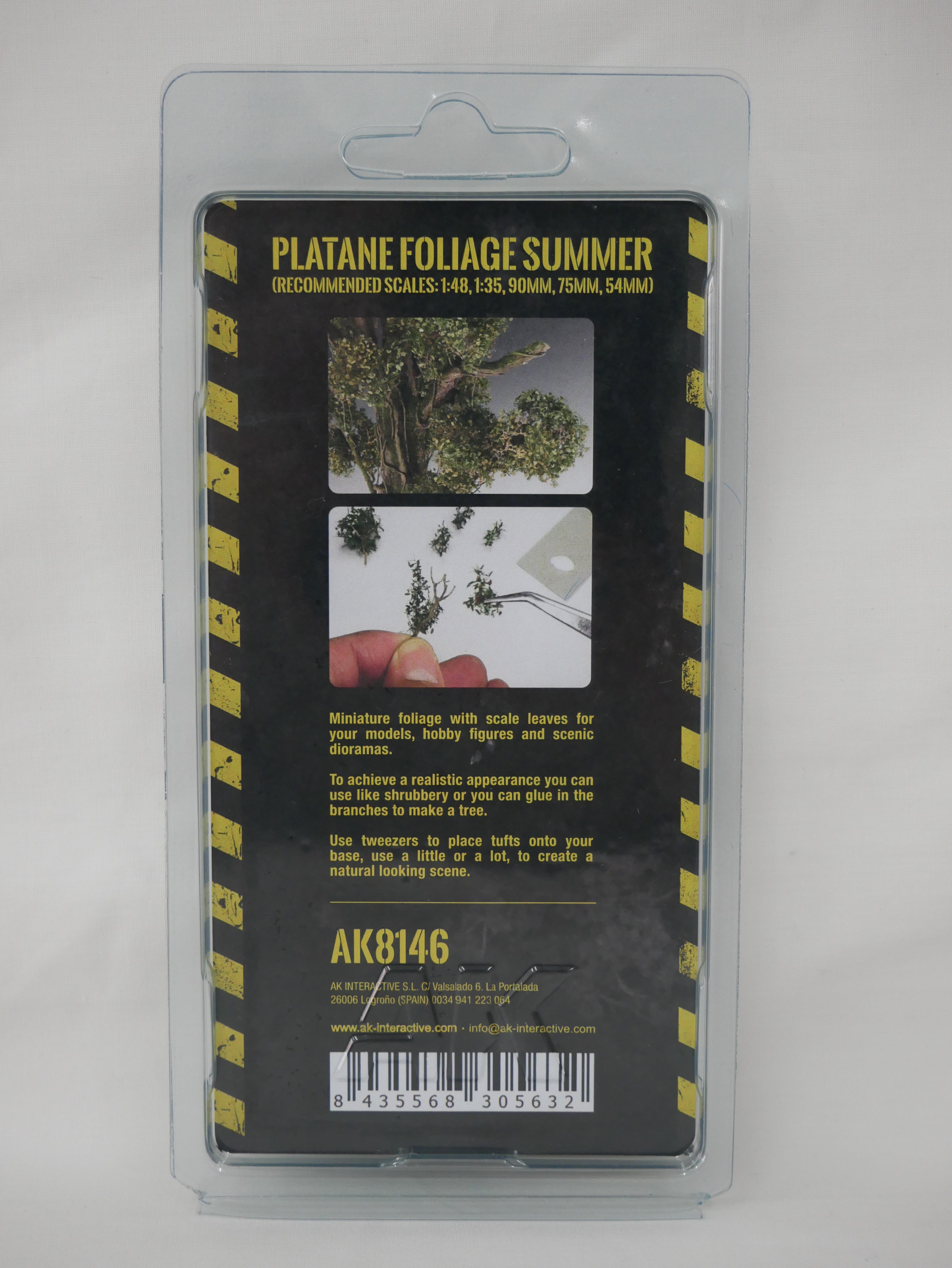 AK Interactive Diorama Series Plantane Foliage Summer For Mini Wargmaing - AK8146