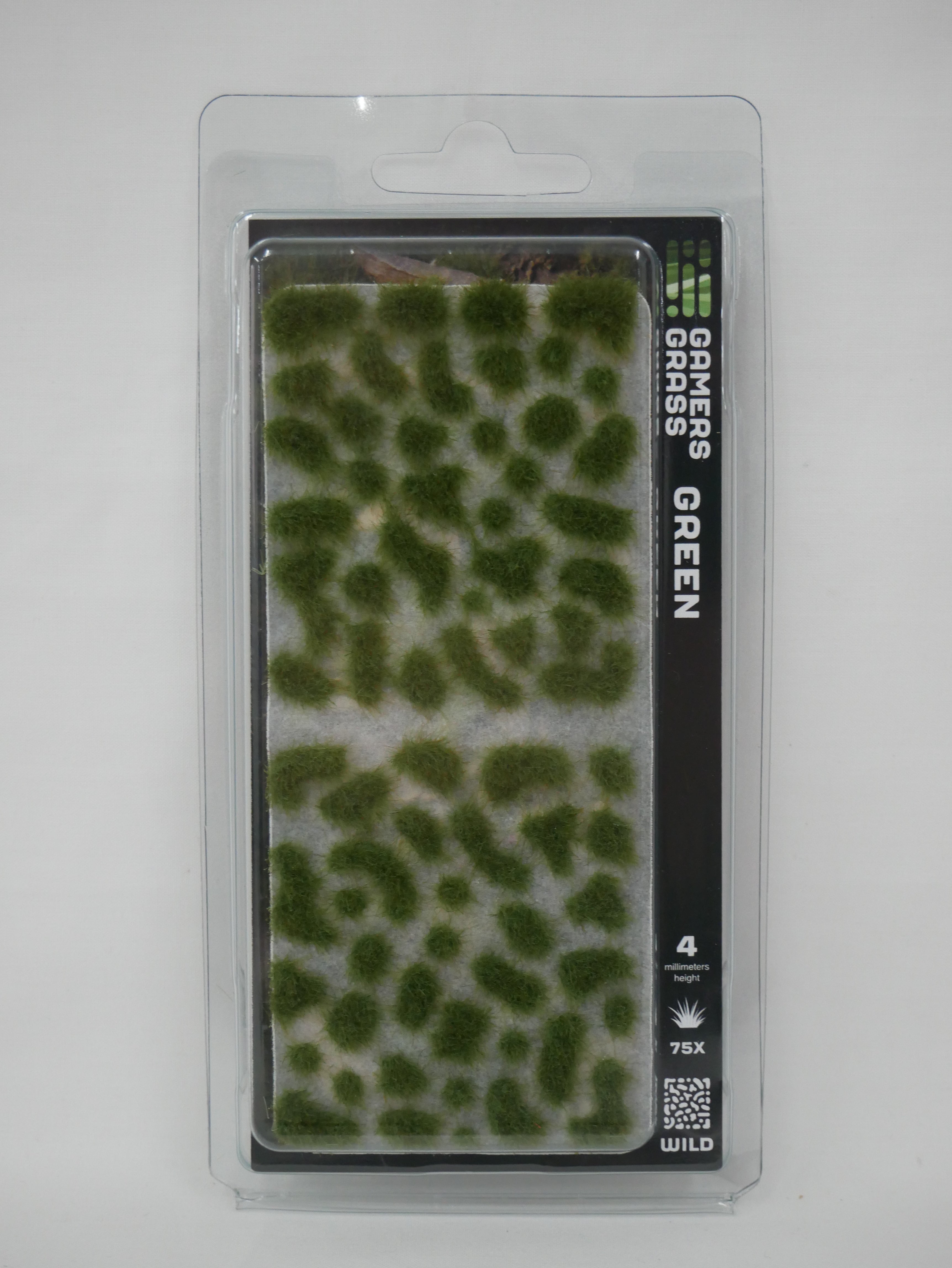 Gamers Grass Wild Green 4mm Tufts For Wargaming Mini Bases (75) Per Pack - GG4-G