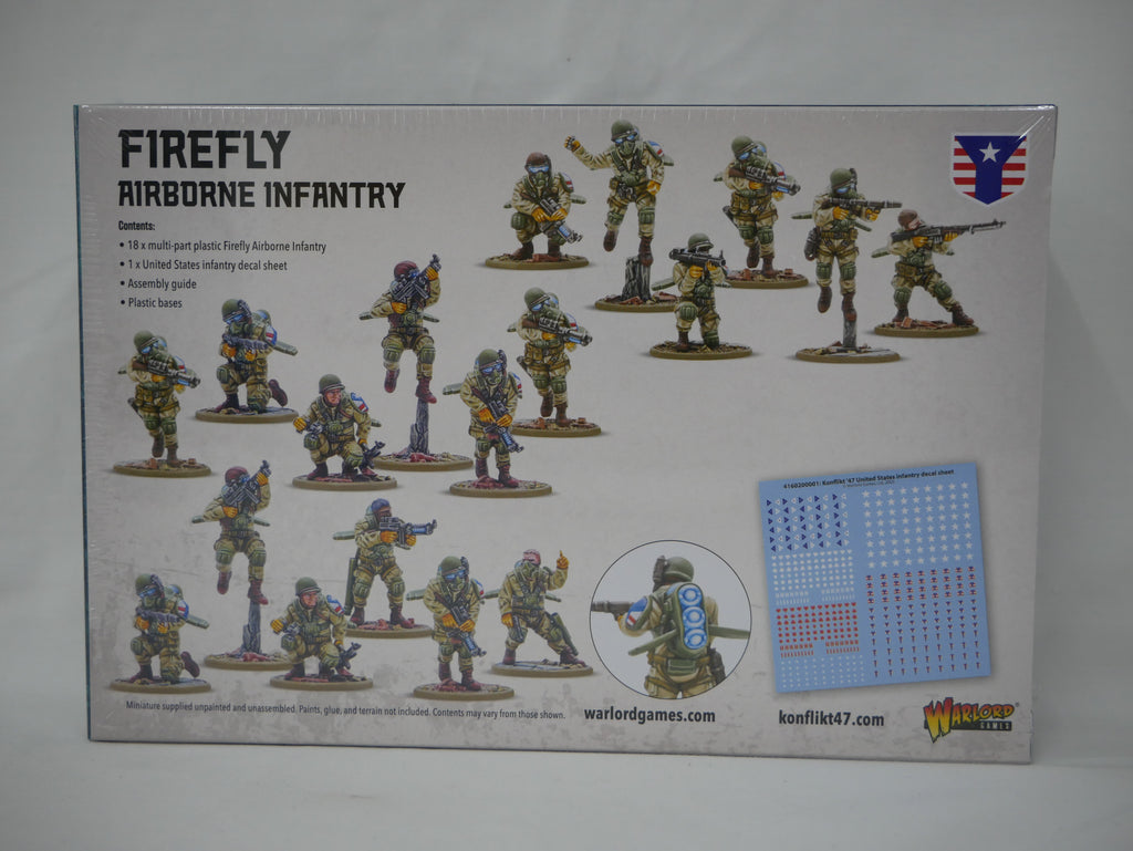 Warlord Games Konflikt 47 1:56 Scale US Firefly Airborne Infantry - 452010404