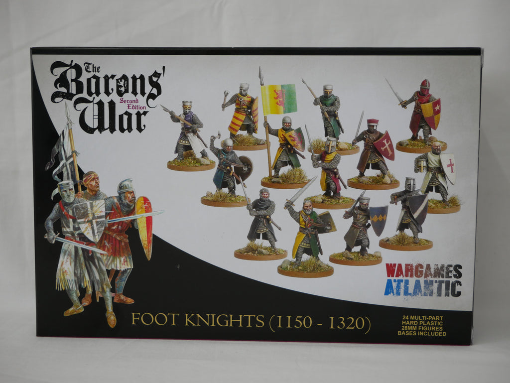 Wargames Atlantic The Barons' War 28mm Foot Knights (1150 - 1320) - WAAAC001