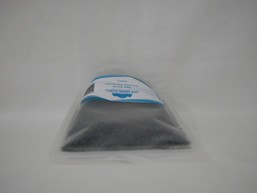 Geek Gaming Scenics Terrain Base Ready Grimdark City Rubble Mix - 250-BR-GRIMCITY