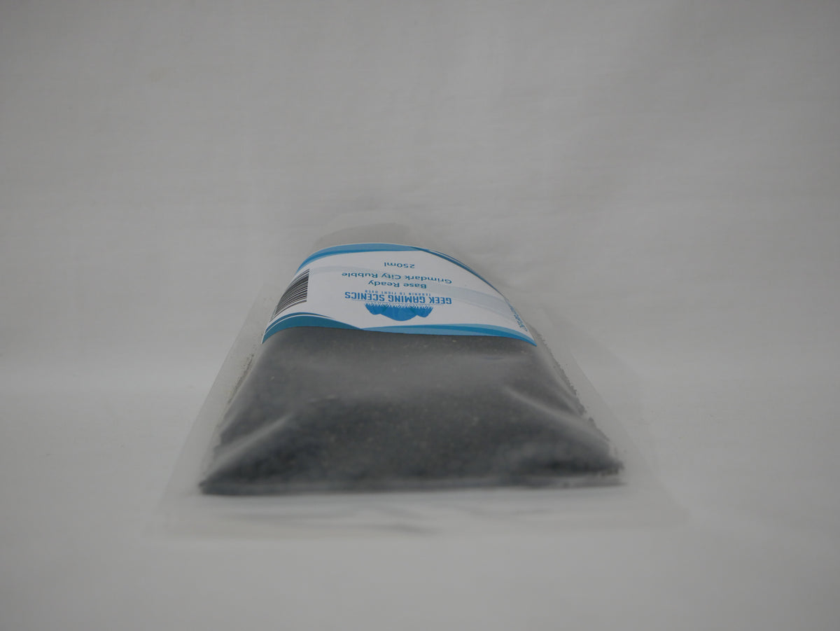 Geek Gaming Scenics Terrain Base Ready Grimdark City Rubble Mix - 250-BR-GRIMCITY