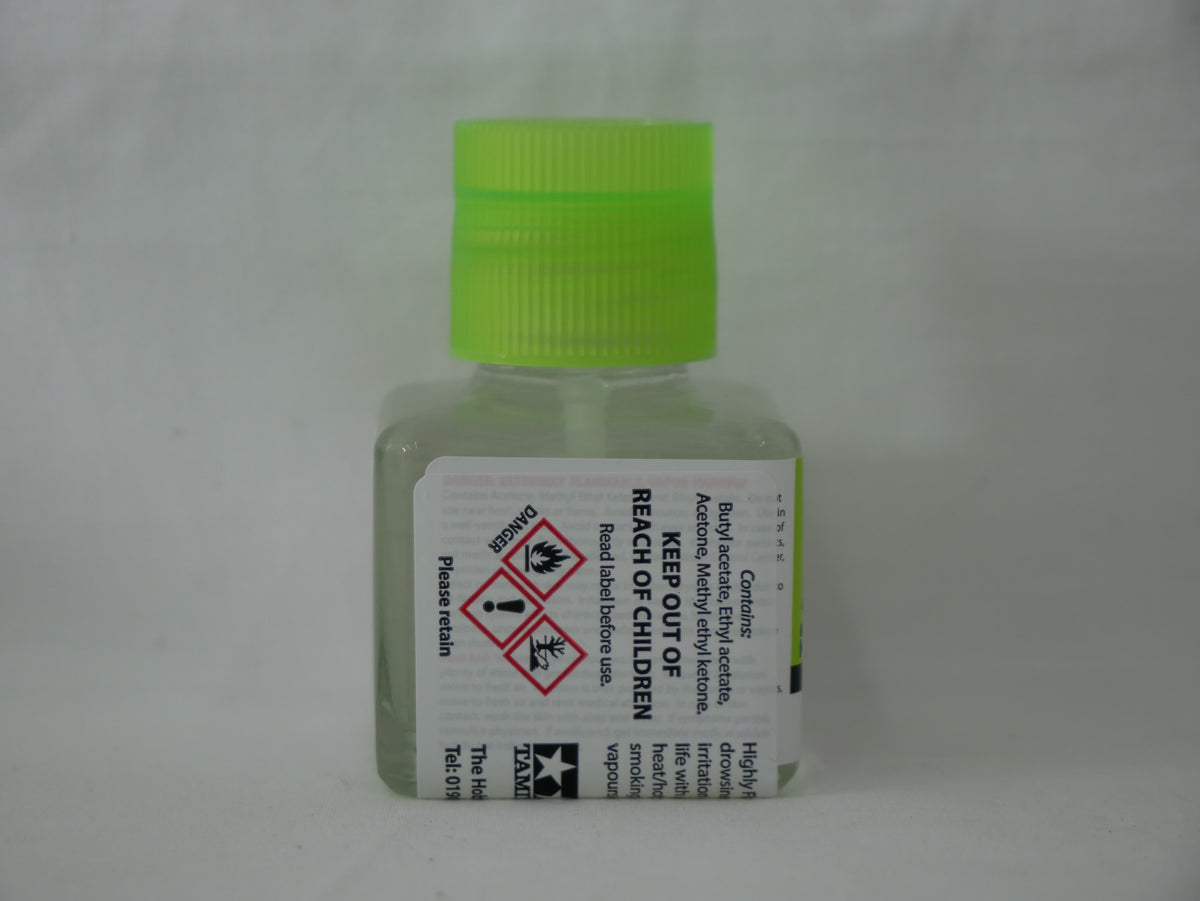 Tamiya Extra Thin Quick Setting Polystyrene Cement 40ml Glass Jar - 87182