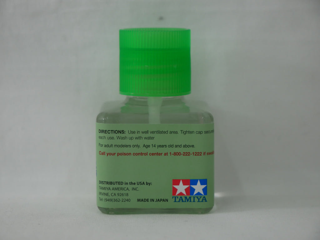 Tamiya Extra Thin Polystyrene Cement For Plastic Models 40ml Glass Jar - 87038