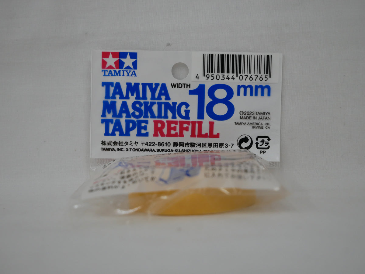 Tamiya Scale Modelling Highly Adhesive 18mm Masking Tape Refill 18m Roll - 87035