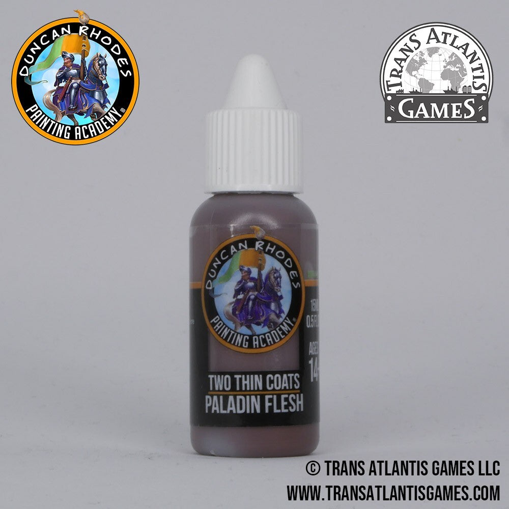 Duncan Rhodes Painting Academy 'Two Thin Coats' Paladin Flesh 15ml Bottle 10098