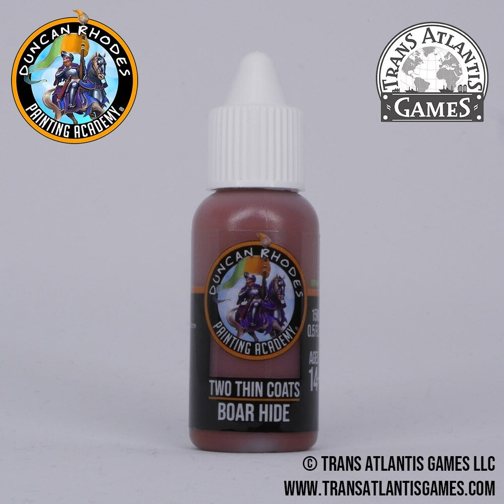 Duncan Rhodes Painting Academy 'Two Thin Coats' Boar Hide 15ml Dropper - 10029