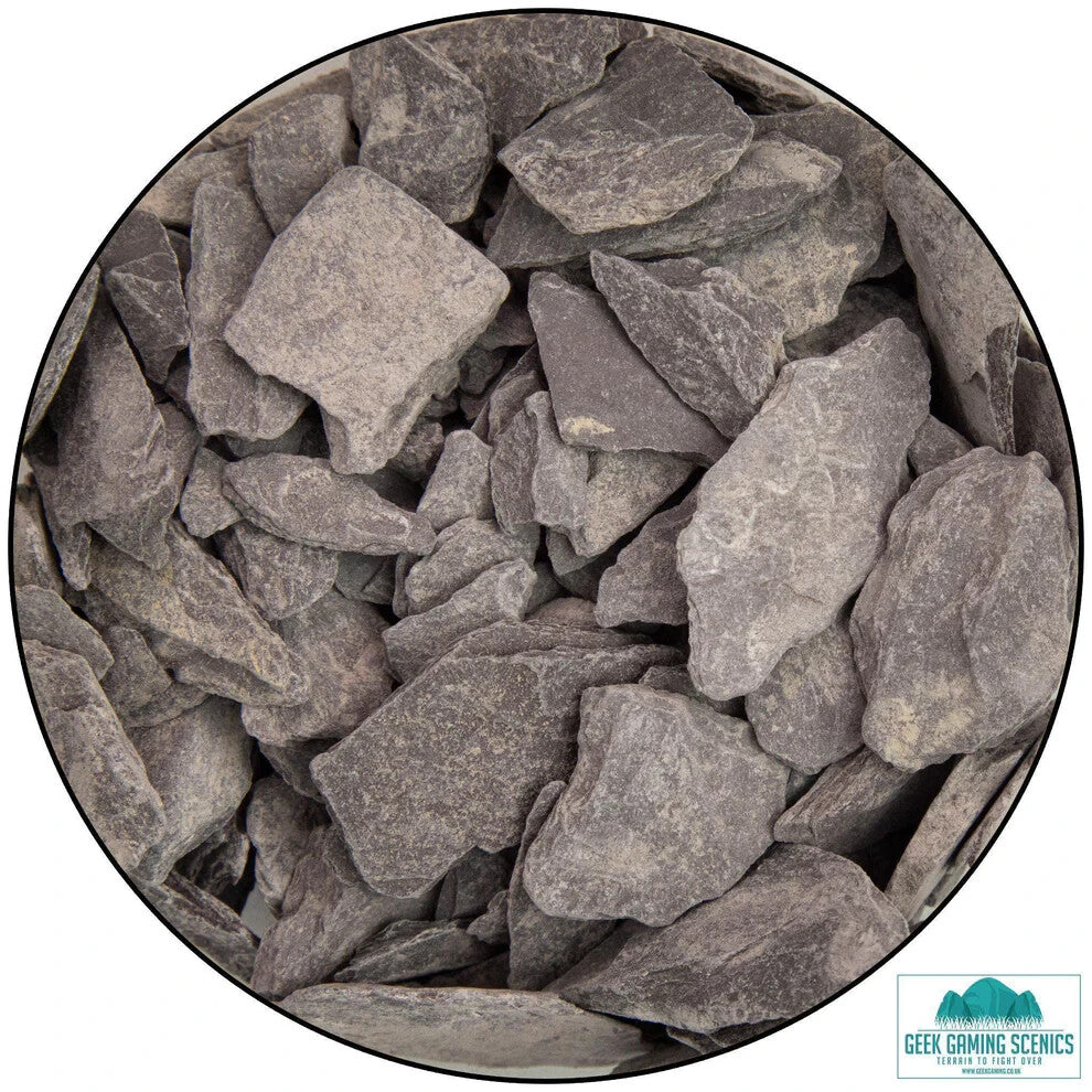 Geek Gaming Scenics Terrain Base Ready Slate Chippings (Mixed) 250-BR-SLATECHIP