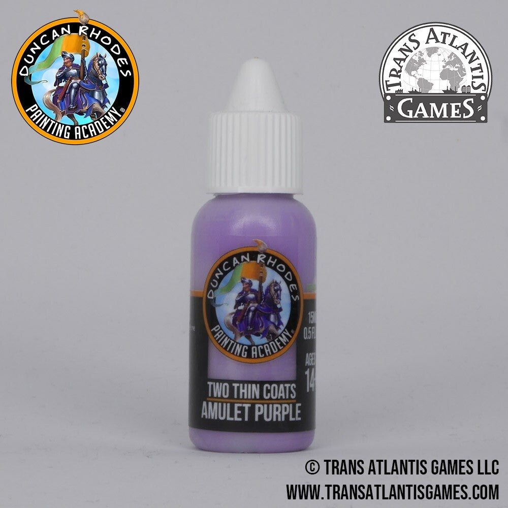 Duncan Rhodes Painting Academy 'Two Thin Coats' Amulet Purple 15ml Bottle 10105