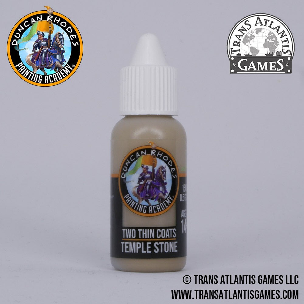 Duncan Rhodes Painting Academy 'Two Thin Coats' Temple Stone 15ml Bottle - 10039