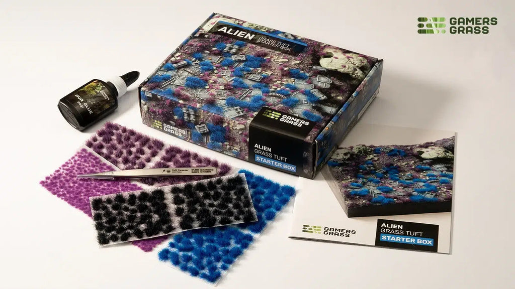 Gamers Grass Alien Basing Starter Box For Model Miniature Wargaming Bases - GGSB-A