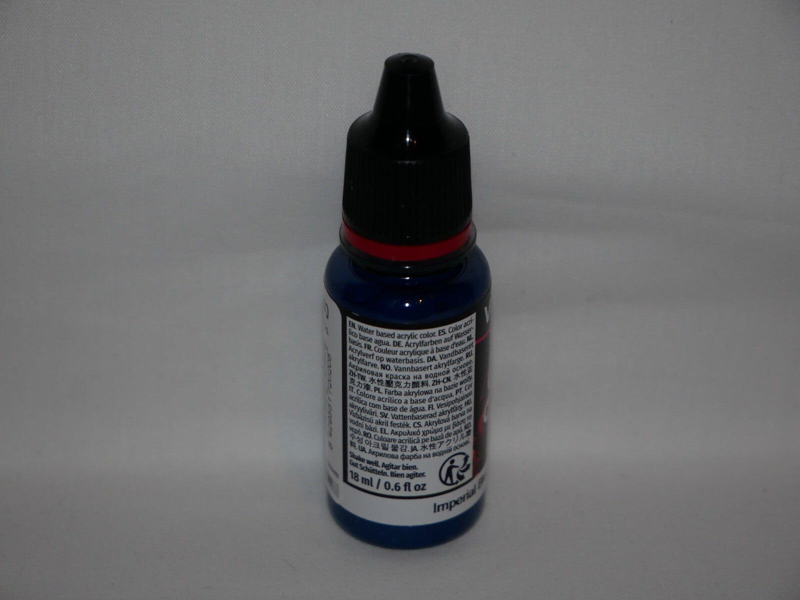 Vallejo Game Color Acrylics Imperial Blue 18ml/0.6 fl oz Dropper Bottle - 72.020