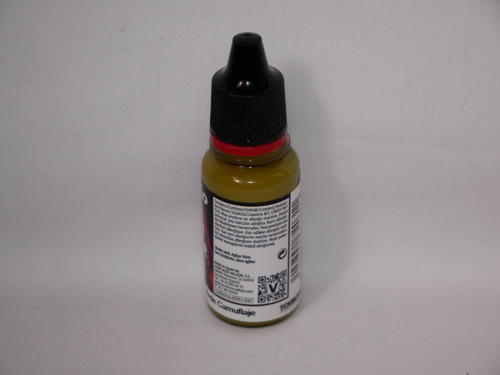 Vallejo Game Color Acrylic Camouflage Green 18ml/0.6 fl oz Dropper Bottle 72.031