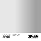 AK Interactive Auxiliary Products Range Glaze Medium 17ml Dropper Bottle AK11233