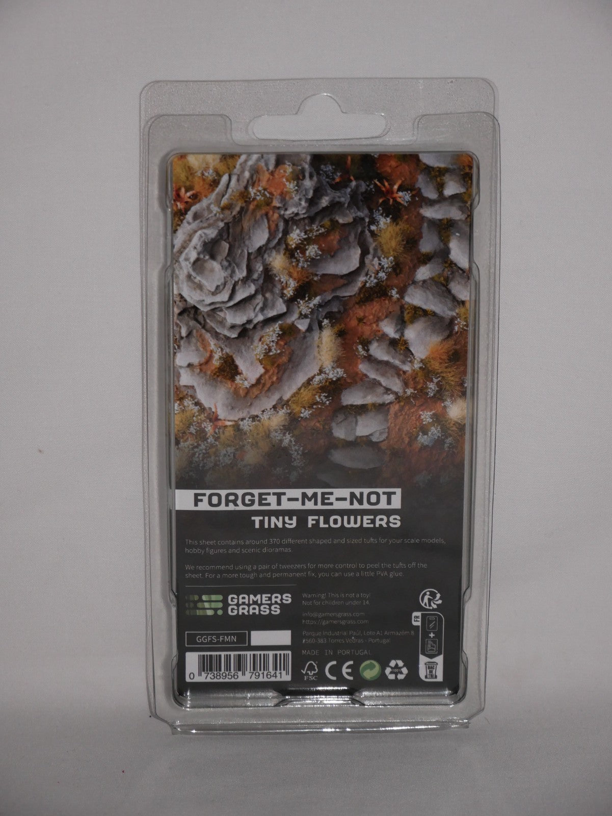 Gamers Grass Forget-Me-Not Tiny Flowers Grass Tufts For Bases 370x Pack GGFS-FMN