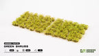 Gamers Grass Wild Green Shrubs For Wargaming Miniature Bases 70 Per Pack GGS-GR