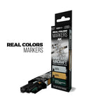 AK Interactive Real Color Markers WWII Axis Aircraft Squiggle Camo Colors RCM111