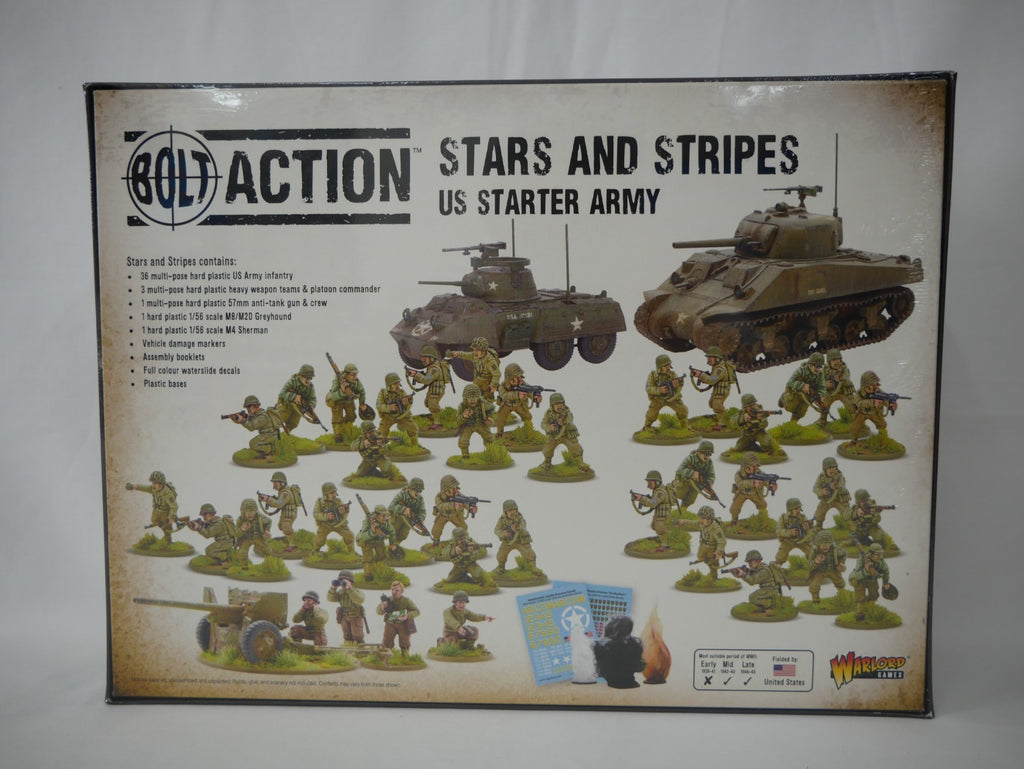 Warlord Games Bolt Action 1:56 Stars And Stripes US Starter Army Set - 402013056