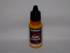 Vallejo Game Color Acrylic Range Sun Yellow 18ml/0.6 fl oz Dropper Bottle 72.006