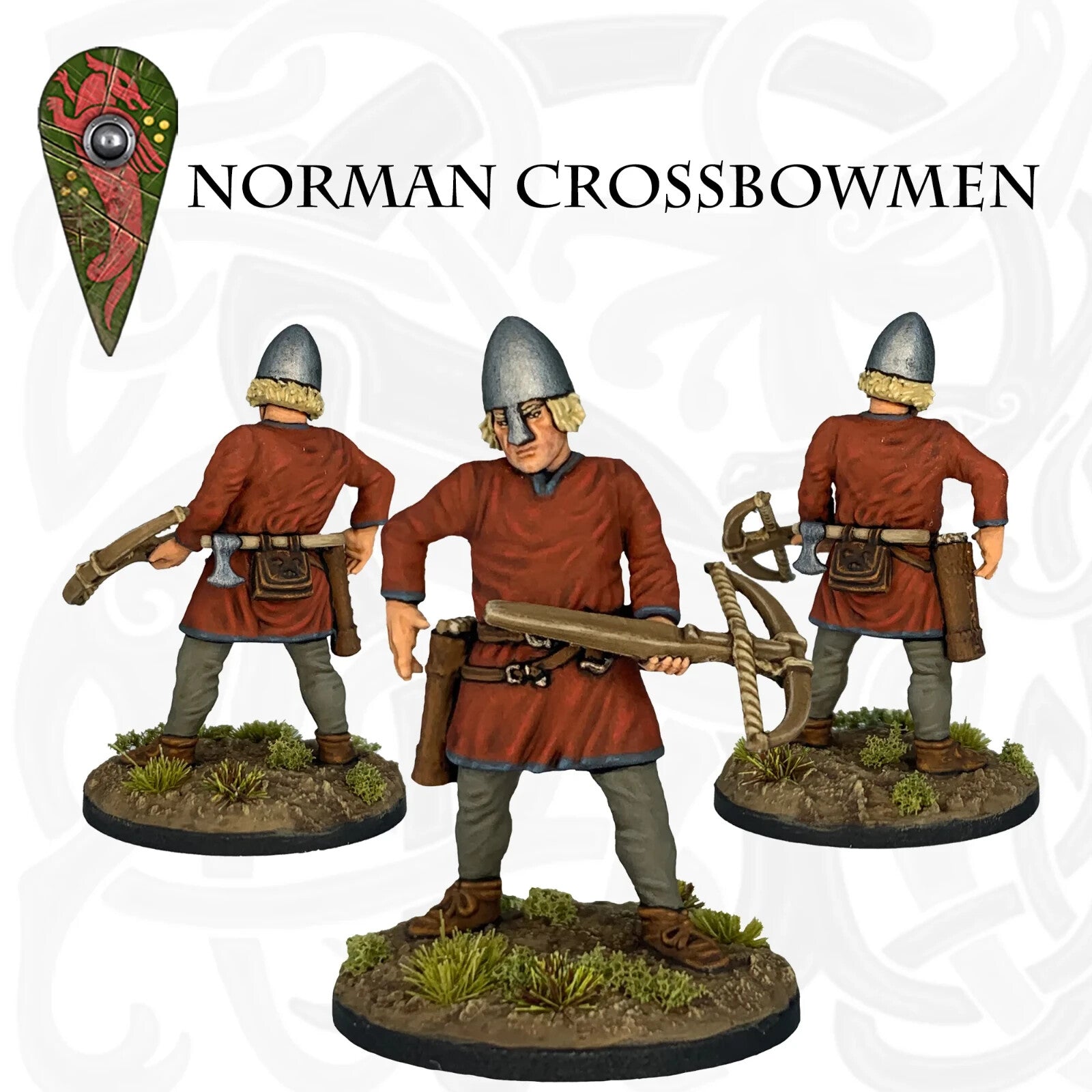 Victrix Warriors Of The Dark Ages 28mm Hard Plastic Norman Crossbowmen - VXDA011