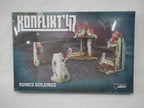 Warlord Games Konflikt 47 1:56 Scale Hard Plastic Ruined Buildings - 452000202