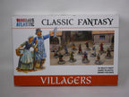 Wargames Atlantic Classic Fantasy 28mm Hard Plastic Villagers Figures - WAACF010