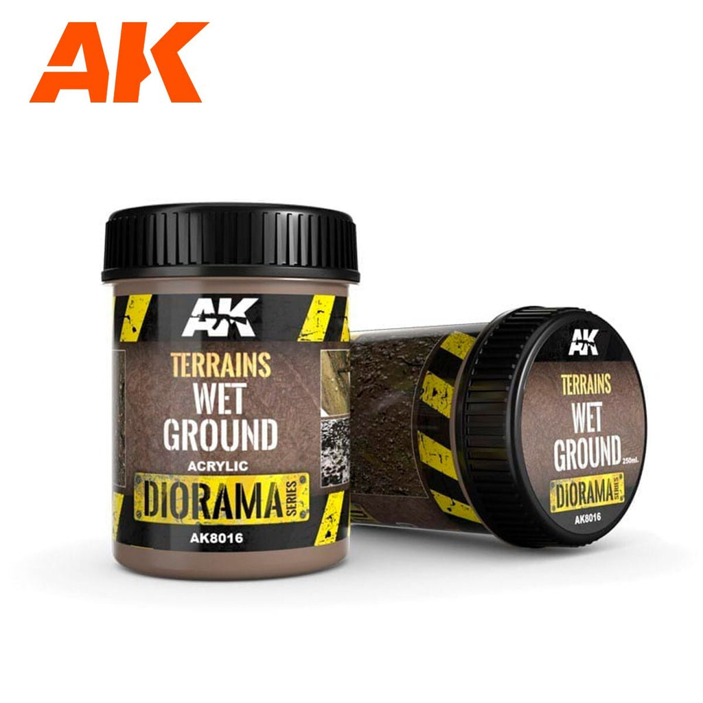 AK Interactive Diorama Series Terrains Wet Ground Acrylic 250ml Tub AK8016