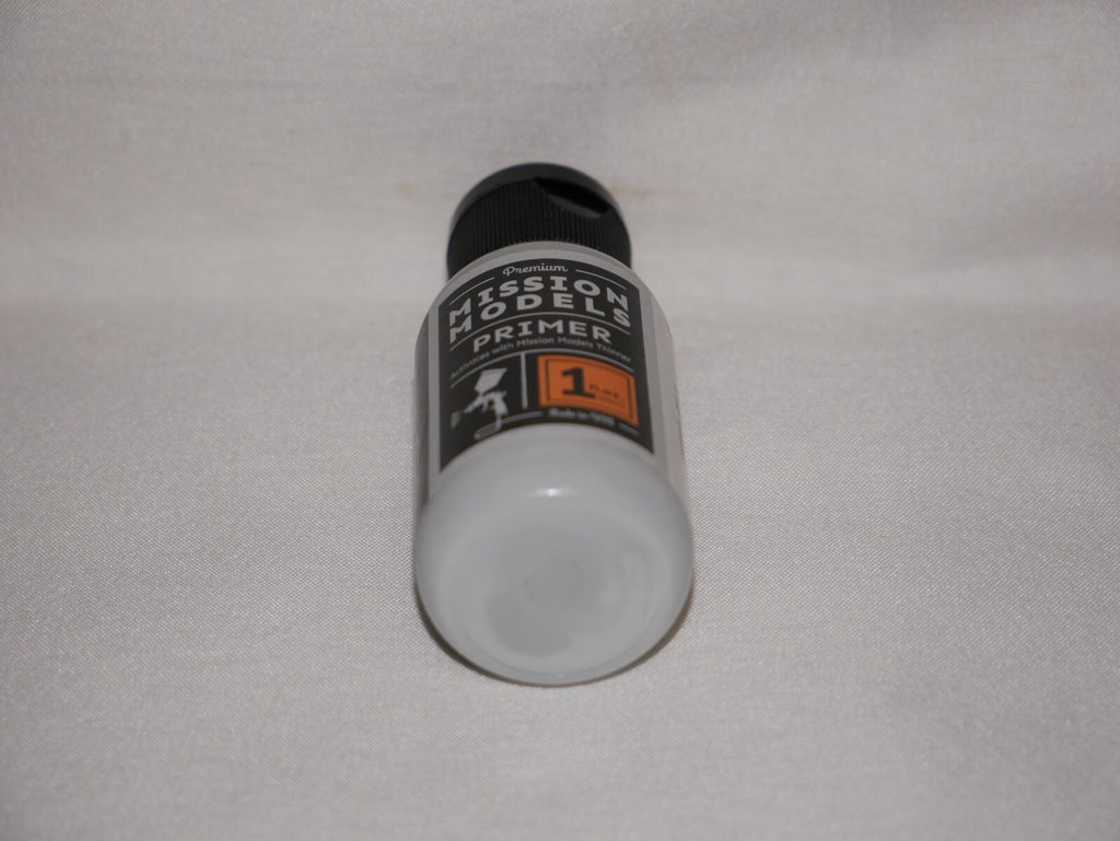 Mission Models Premium Hobby Paints Grey Primer 30ml / 1 fl oz Bottle MMS - 003