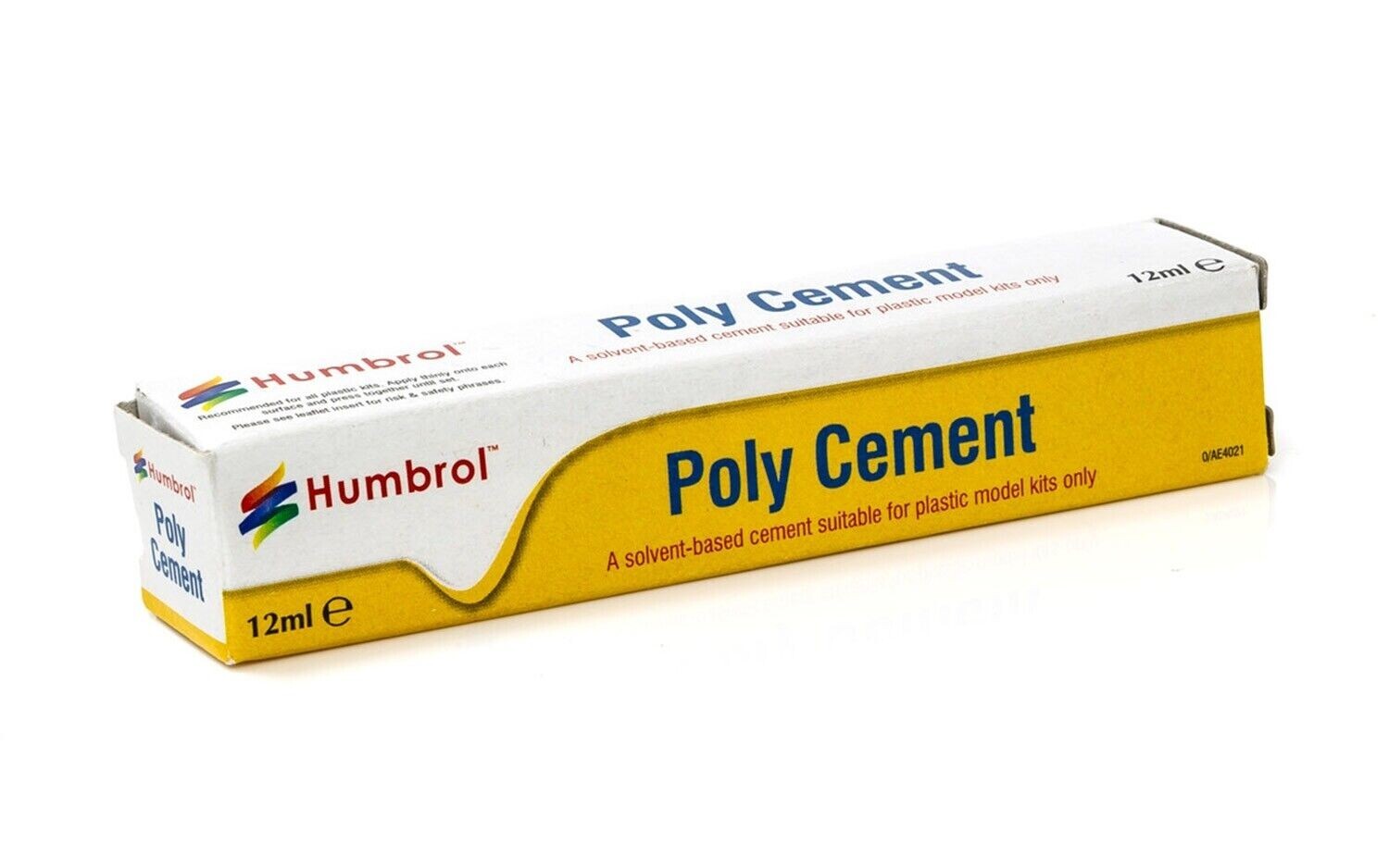 Humbrol Medium Poly Cement A Solvent Based Glue For Plastics Models 12ml AE4021