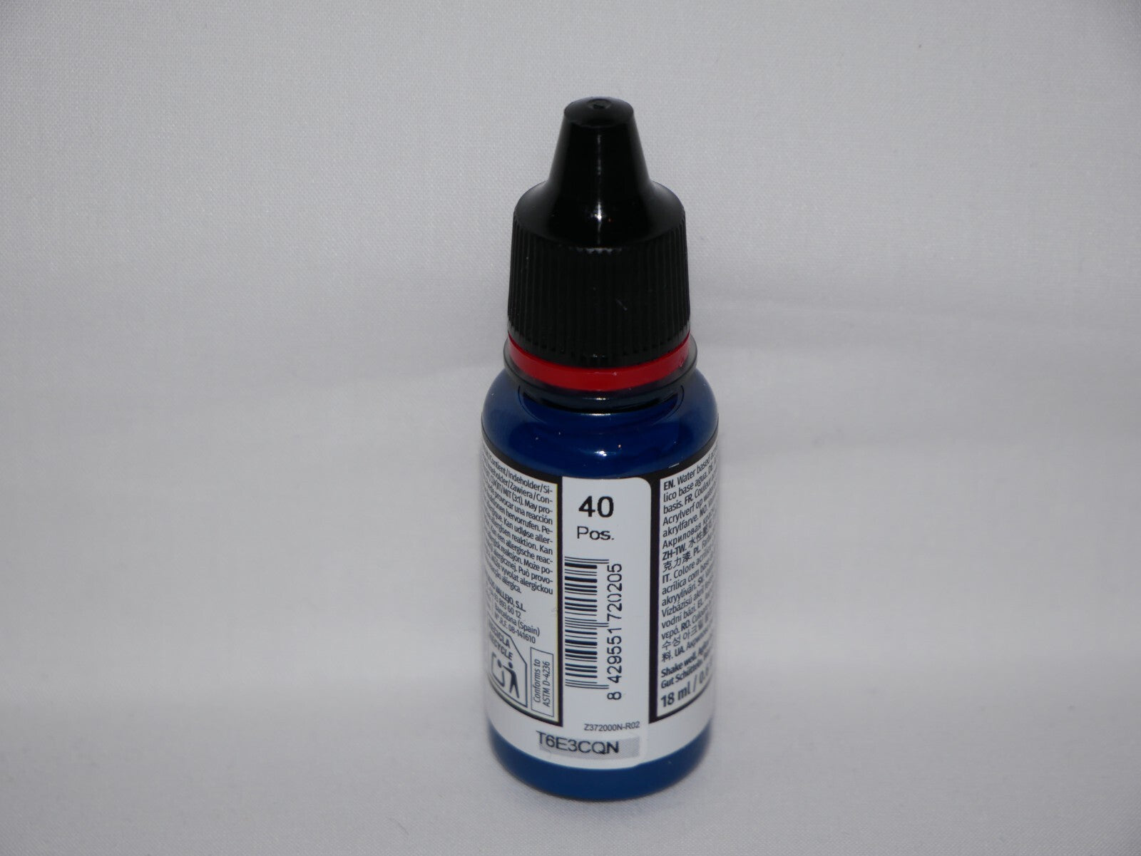 Vallejo Game Color Acrylics Imperial Blue 18ml/0.6 fl oz Dropper Bottle - 72.020
