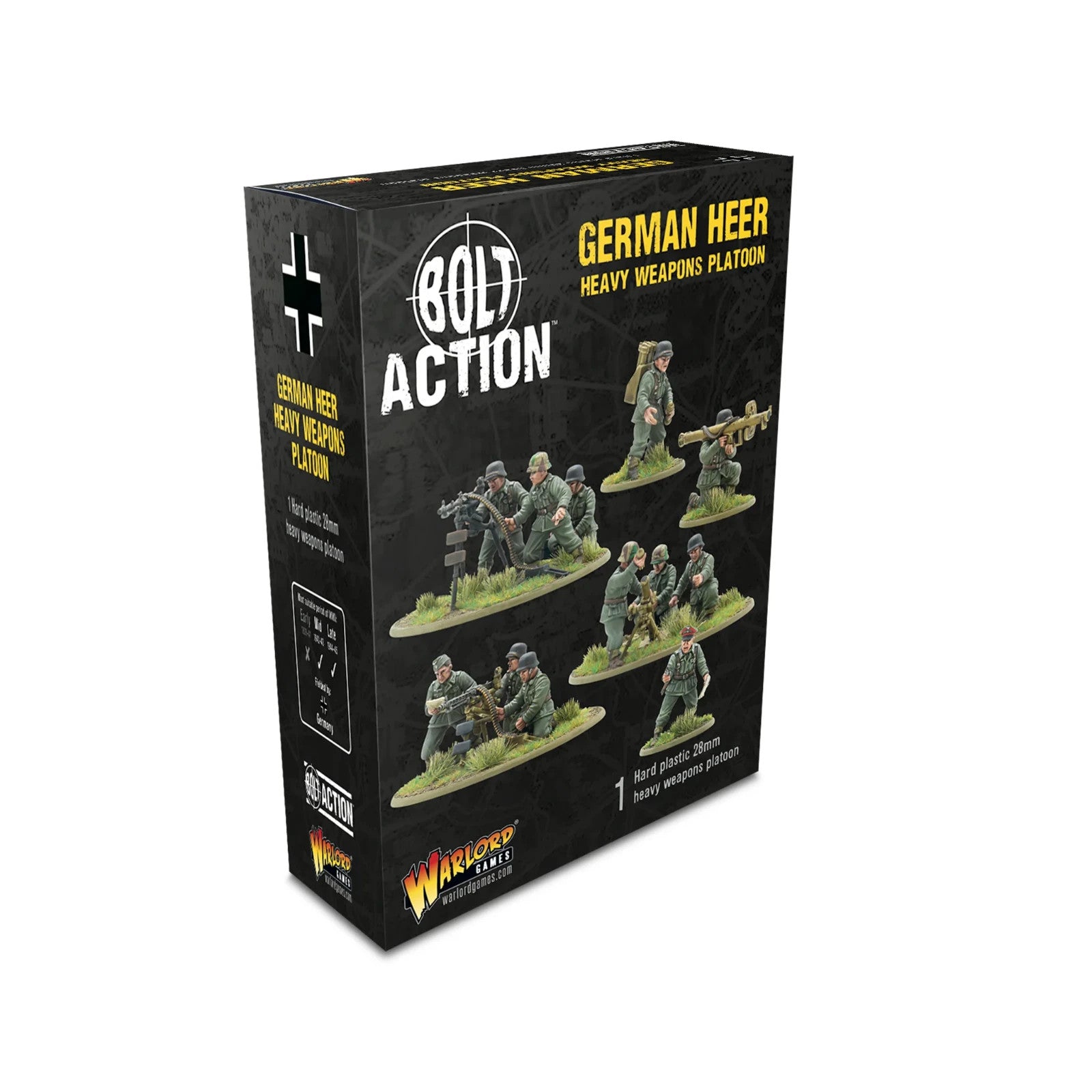Warlord Games Bolt Action 1:56 Scale German Heer Heavy Weapons Platoon - 402012058