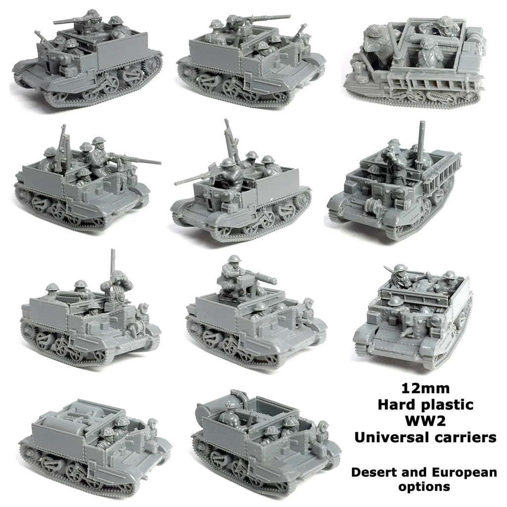 Victrix 1:144 Scale Universal Carrier With Europe & Desert Crew Options VG12031