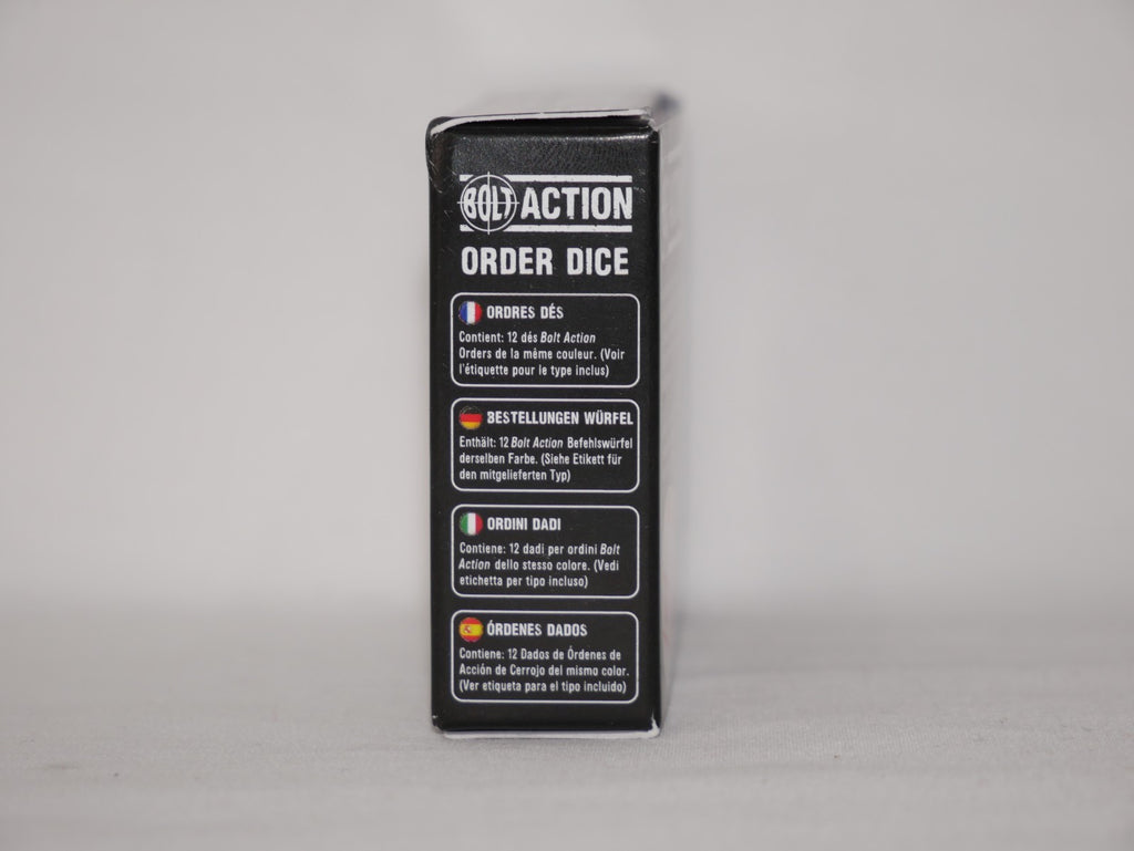 Warlord Games Bolt Action 1:56 Scale 12x White Coloured Order Dice - (402616012)