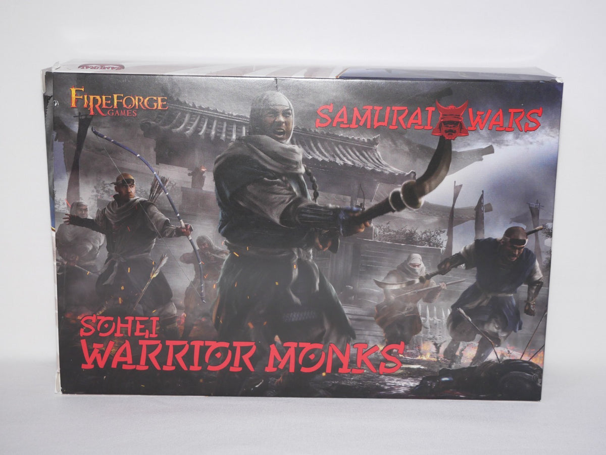 Fireforge Games Samurai Wars 28mm Hard Plastic Sohei Warrior Monks - SWMO01-BS
