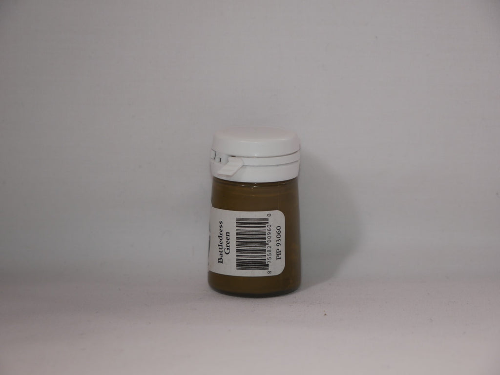 Formula P3 Acrylic Paint Range Battledress Green 18ml Flip Top Bottle PIP 93060