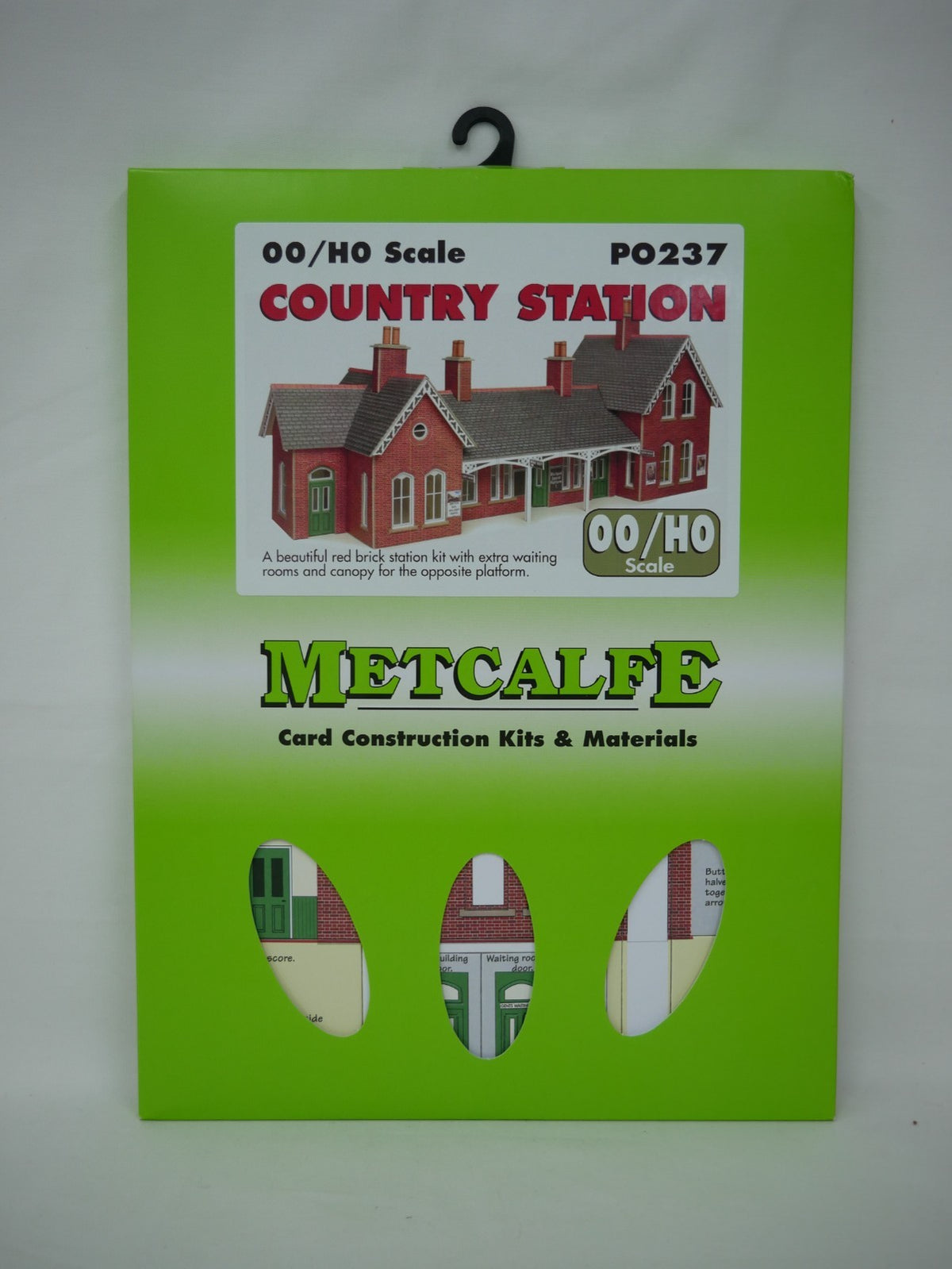 Metcalfe Card Construction Kits & Materials OO/HO Scale Country Station - PO237