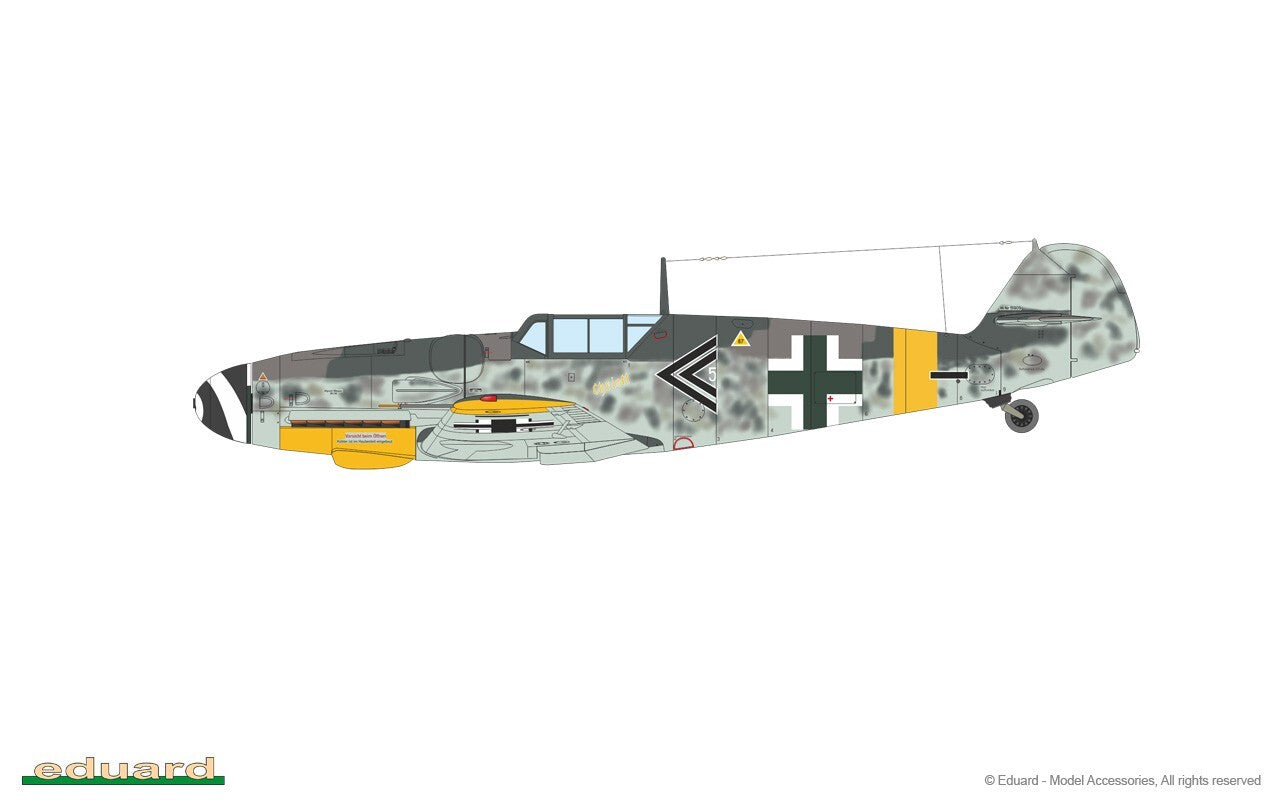 Eduard 1:48 Scale Model Kit Messerschmitt Bf 109G-6 Early Weekend Edition 84201