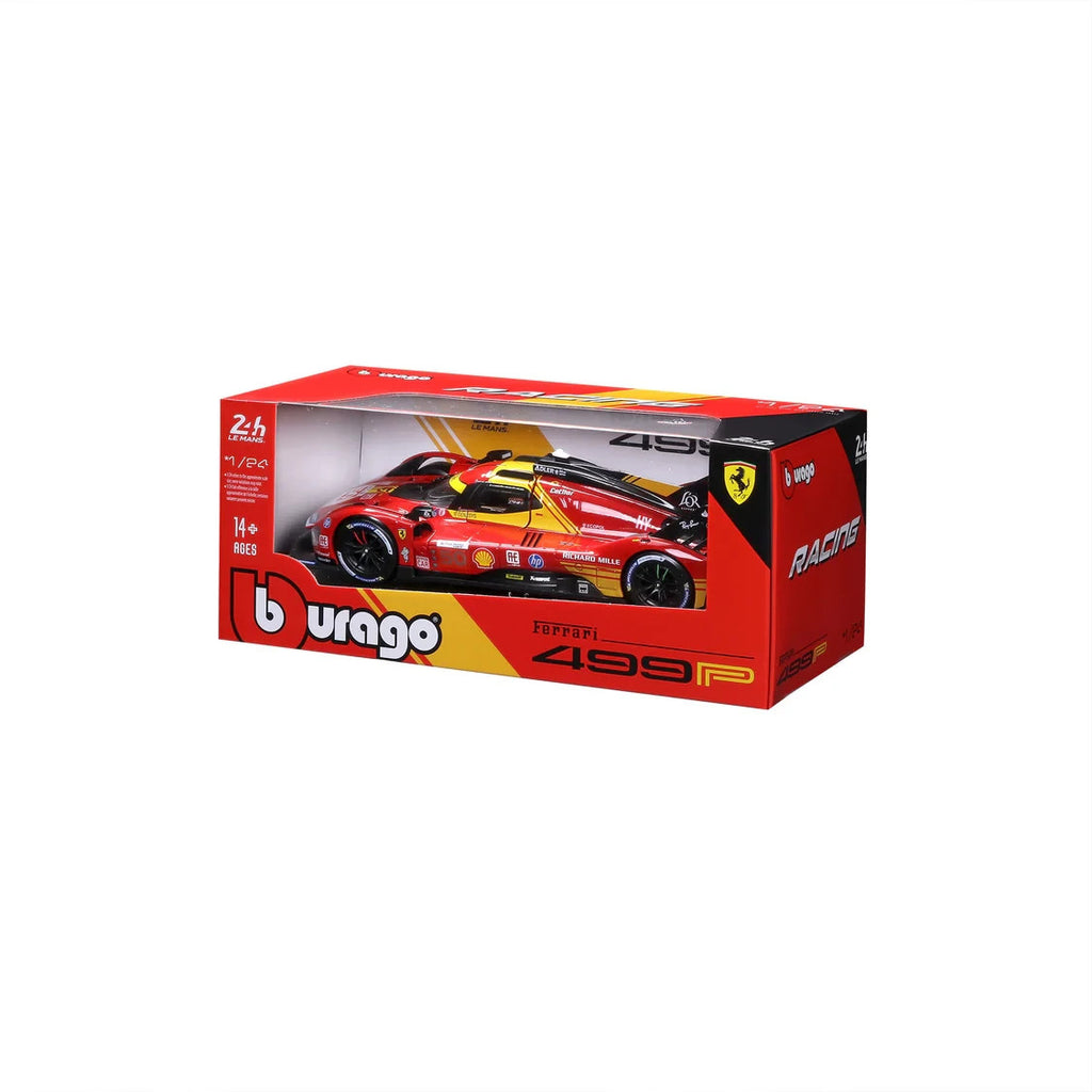 Burago 1:24 Ferrari Racing 499P Le Mans Hypercar 2024 AF Corse No.50 - #18-26312