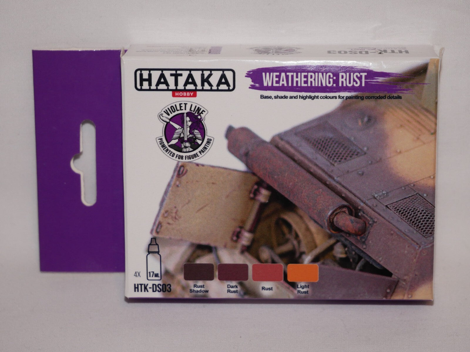 Hataka Hobby Violet Line Pigmented For Figure Painting Weathering Rust HTK-DS03