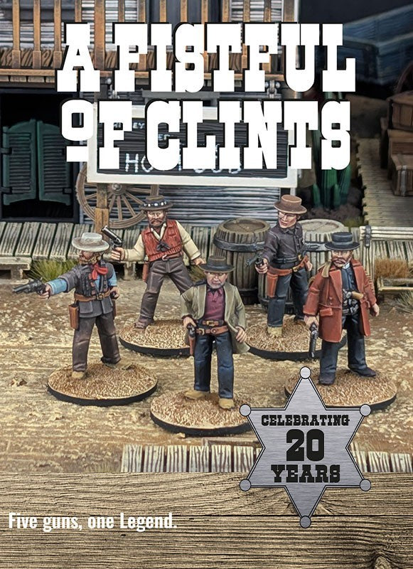 Great Escape Games Dead Man's Hand 28mm A Fistful of Clints 5 Mini Set - DMH397